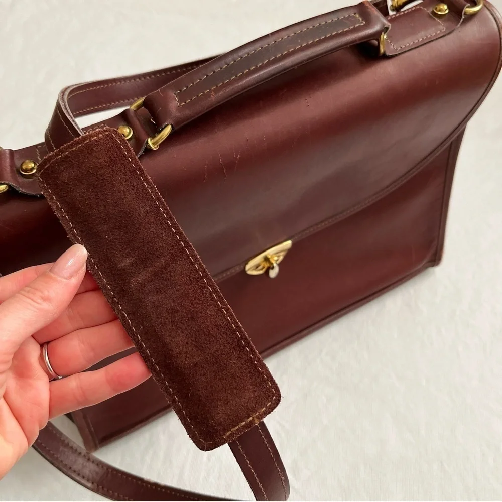 Jack Georges Leather Briefcase Bag